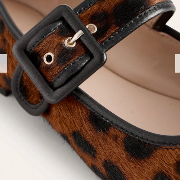 Boden Animal Print Mary Jane Flats - Picture 3 of 12